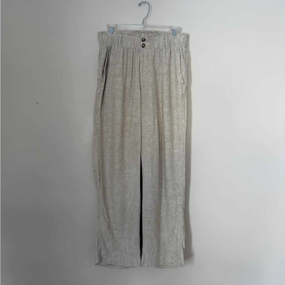 Briggs Beige Linen Pants